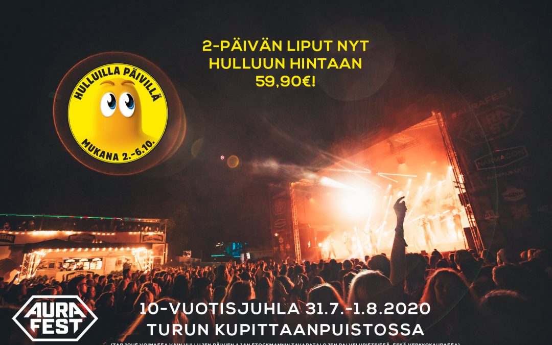 Aura Fest mukana Stockmannin Hulluilla Päivillä!